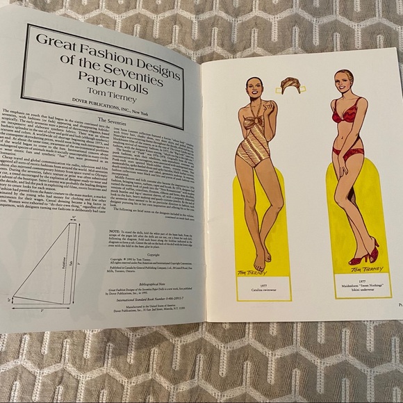 Paper doll book fashion of the 1970’s - Picture 3 of 10